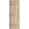 Ekena Millwork Rustic Three Board Spaced Board-n-Batten Pecky Cypress Faux Wood Shutters, 17 1/2"W x 76"H SHUBSS17X76PCPR - alternate 4